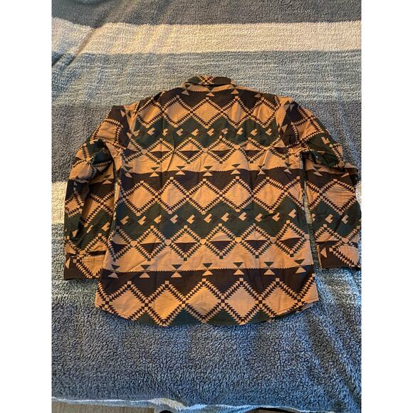 Carharrt Work in Progress Dark Brown L/S Native Shirt - Picture 12 of 12